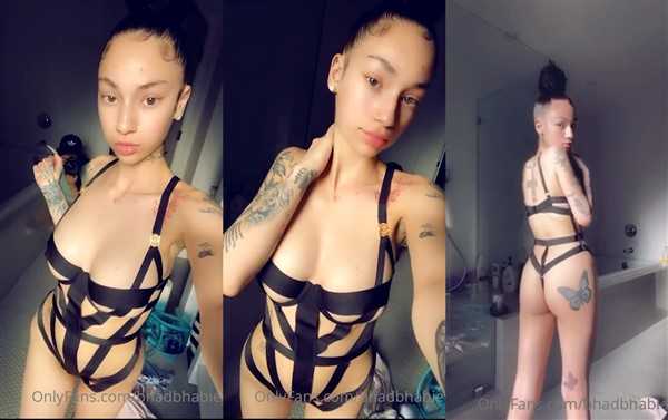 Bhad Bhabie Topless Thong Straps Bikini Video Leaked - Famous Internet Girls