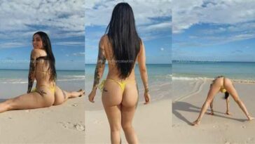 Bianca Taylor Beach Thong Bikini Video Leaked - Famous Internet Girls