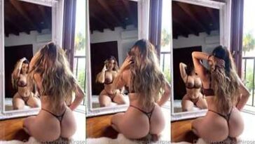 Demi Rose Mirror Teasing In Bikini Nude Video Leaked - Famous Internet Girls