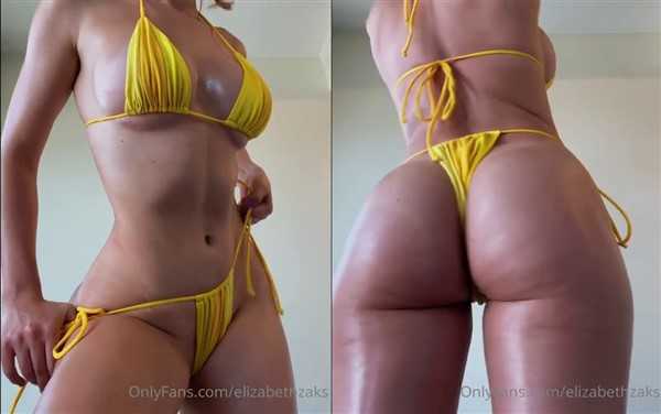 Elizabeth Zaks Nude Bikini Teasing Video Leaked - Famous Internet Girls