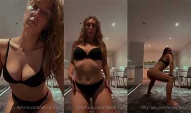 Elle Twerk Onlyfans Nude Black Thong Video Leaked - Famous Internet Girls