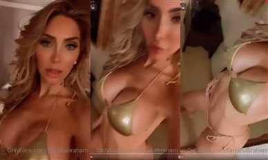 Farrah Abraham Topless Golden Bikini Video Leaked - Famous Internet Girls