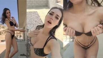 Indiefoxx Outdoor Bikini Shower Video Leaked - Famous Internet Girls