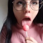 Jessy ASMR Lollipop Licking Video Leaked - Famous Internet Girls