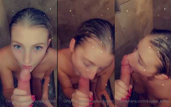 Kaylee Killion Nude Shower Blowjob Video Leaked - Famous Internet Girls