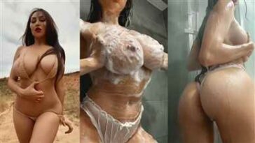 Louisa Khovanski Nude Shower Video Leaked - Famous Internet Girls