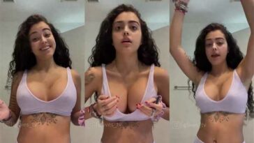 Malu Trevejo Nude Titty Shaking Tease Video Leaked - Famous Internet Girls