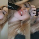 MsFiiire Dildo Blowjob Video Leaked - Famous Internet Girls