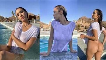 Natalie Roush Nude Boobs Visible In Wet T-shirt Video Leaked - Famous Internet Girls