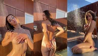 Natalie Roush Nude Shower Bath Video Leaked - Famous Internet Girls