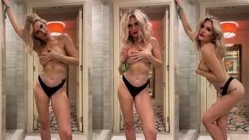 Sarah Jayne Dunn Topless Striptease In Hotel Video Leaked - Famous Internet Girls