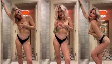 Sarah Jayne Dunn Topless Striptease In Hotel Video Leaked - Famous Internet Girls