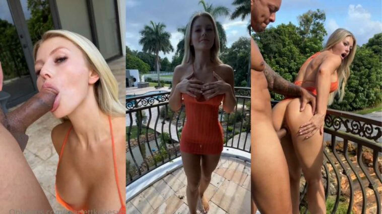 ScarlettKissesXO Balcony Fuck Video Leaked - Famous Internet Girls