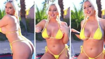 Tara Babcock Youtuber Yellow Bikini Nude Video Leaked - Famous Internet Girls