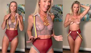 Vicky Stark Nude Costume Try On Leaked Video - Famous Internet Girls