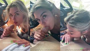 Kittiebabyxxx Nude Car Blowjob Video Leaked - Famous Internet Girls
