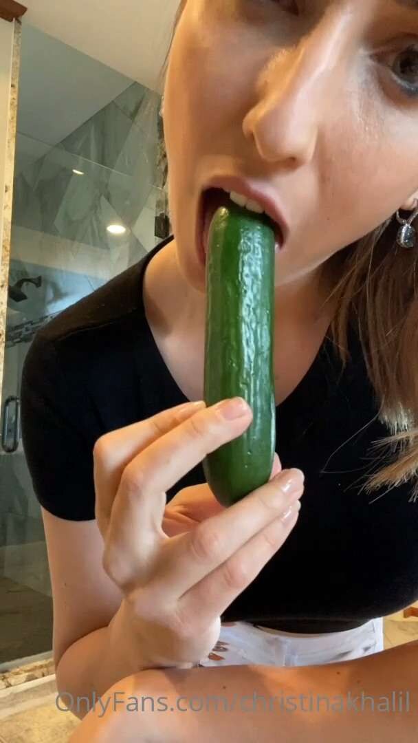 Christina Khalil Cucumber Love