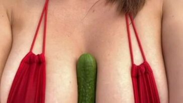 Christina Khalil Cucumber Leaked Video