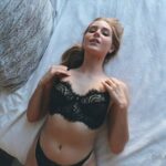 Caroline Zalog Sexy Black Lingerie