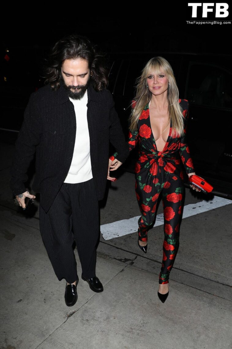 Heidi Klum Keeps It Sexy While Out with Tom Kaulitz For a Dinner Date at Giorgio Baldi (62 Photos)