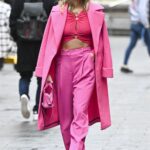 Ashley Roberts Displays Her Pokies Leaving Global Studios in London (8 Photos)