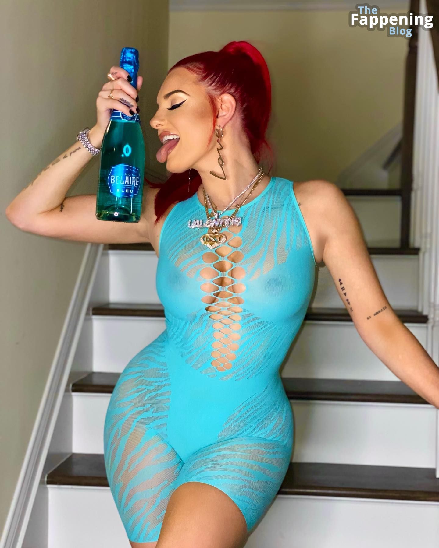 Justina Valentine Braless (2 Photos)