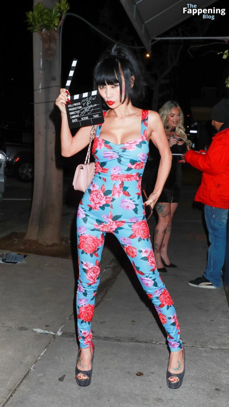 Bai Ling Makes an Arrival at Craig’s (8 Photos)