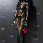 Dua Lipa Shows Off Her Sultry Style in a Black Sheer Lace Dress at the GCDS Show in Milan (28 Photos)