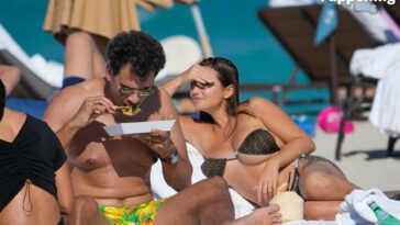 Elettra Lamborghini & Jessica Ledon Enjoy a Day at the Beach in Miami (28 Photos)