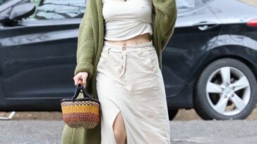 Braless Scout Willis Takes a Walk in Los Angeles (23 Photos)