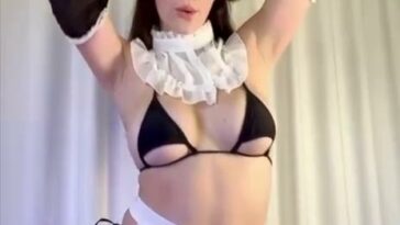 KittyPlays Sexy Maid Dancing Fansly Video Leaked