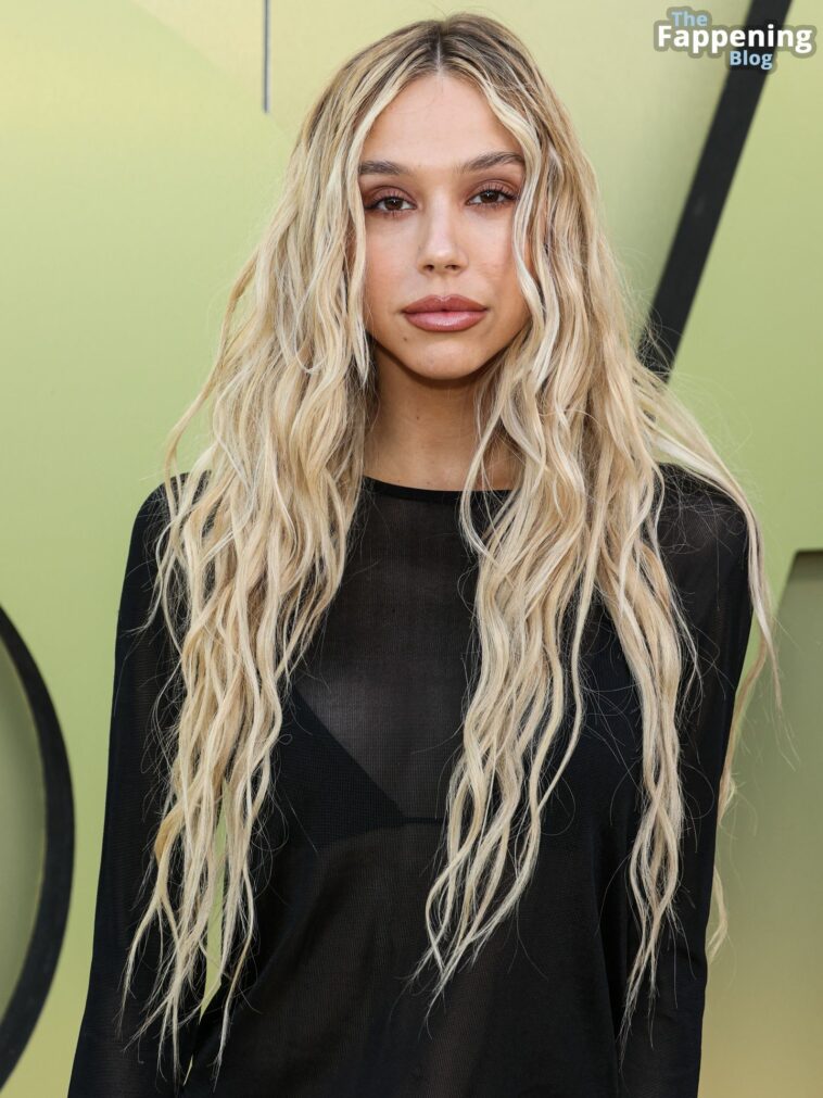 Alexis Ren Looks Stunning at the Versace Fall/Winter 2023 Fashion Show in WeHo (16 Photos)