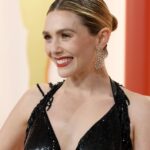 Elizabeth Olsen Showcases Her Hard Nipples at the 95th Annual Academy Awards (52 Photos)