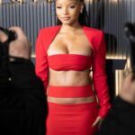 Halle Bailey is Seen Arriving to the Vanity Fair Pre-Oscar Party at Mes Amis in LA (25 Photos)