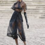 Jourdan Dunn Displays Her Nude Tits at the Victoria Beckham Fashion Show in Paris (45 Photos)