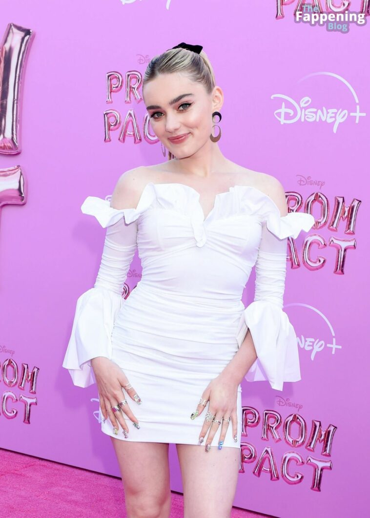 Meg Donnelly Flaunts Her Sexy Figure at the “Prom Pact” Premiere in LA (24 Photos)