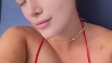 Bella Thorne Shows Off Her Sexy Tits in a Bikini (10 Pics)