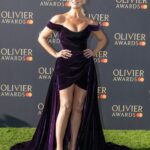 Hannah Waddingham Displays Nice Cleavage at the Olivier Awards in London (20 Photos)