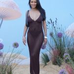 Jasmine Tookes Looks Sexy in a Bikini and Coverup at Revolve Festival at Coachella (6 Photos)