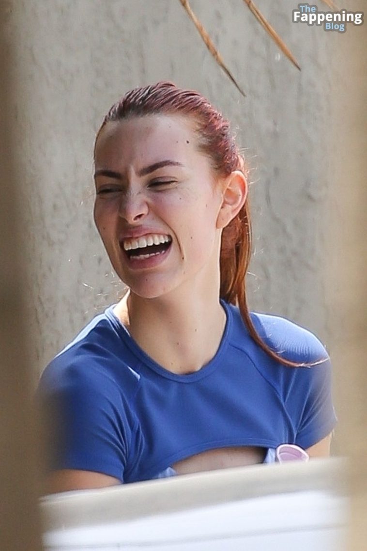 Karen Gillan is All Smiles Leaving the Gym in LA (11 Photos)