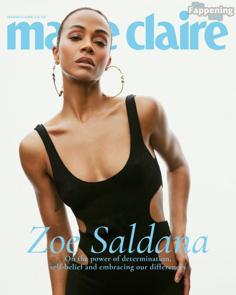 Zoe Saldana Sexy - Marie Claire UK (8 Photos)