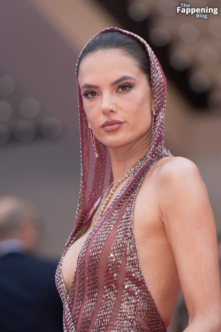 Alessandra Ambrosio Displays Her Sexy Tits at the 76th Annual Cannes Film Festival (150 Photos)