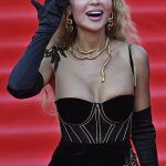 Anna Kalashnikova Flashes Her Areola at the 45th Moscow International Film Festival (5 Photos)