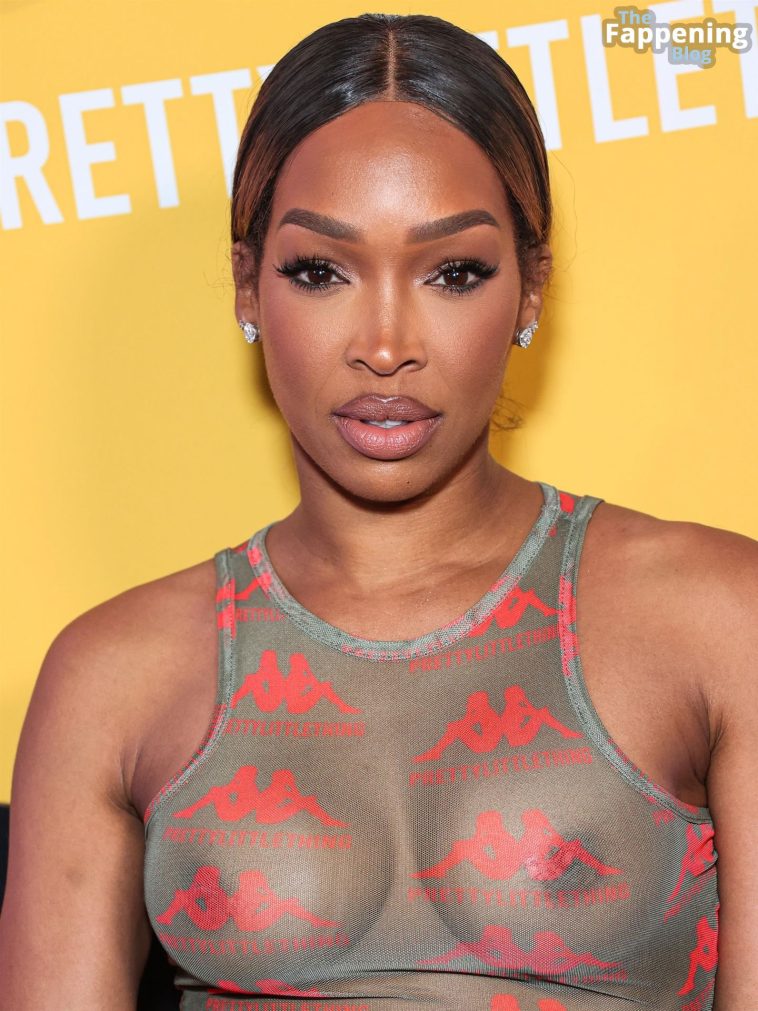 Malika Haqq Flashes Her Nude Boobs at the PrettyLittleThing X Kappa Launch Party (19 Photos)