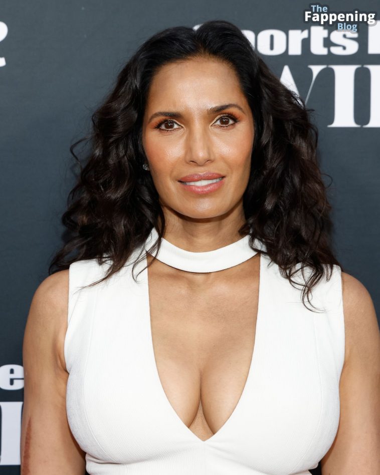 Padma Lakshmi Shows Off Nice Cleavage the 2023 Sports Illustrated Swimsuit Issue Launch Party (60 Photos)