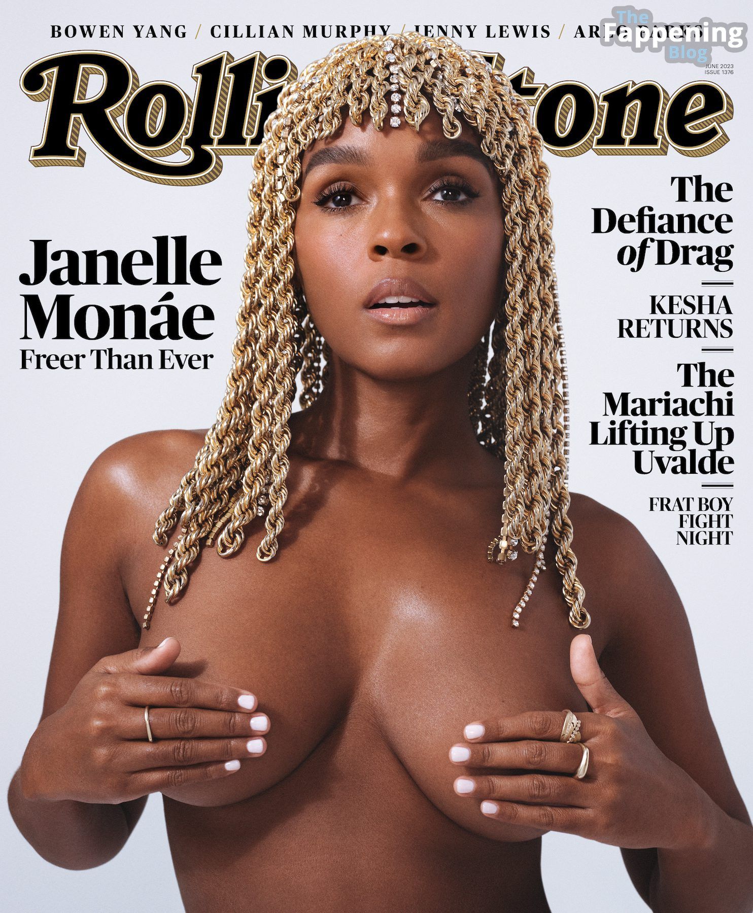 Janelle Monae Sexy & Topless - Rolling Stone Magazine (9 Photos)