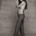 Pregnant Josephine Skriver Topless (6 Photos)