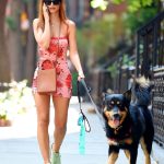 Emily Ratajkowski Displays Her Sexy Legs while Taking Colombo Out for a Stroll in NYC (66 Photos)