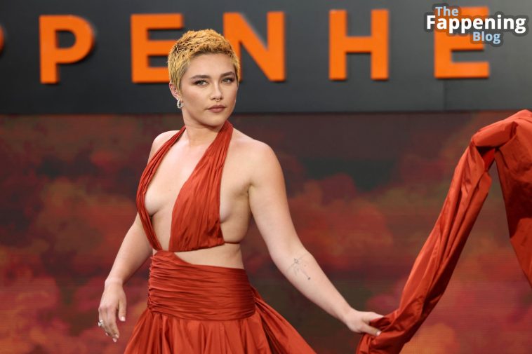 Florence Pugh Flaunts Her Sexy Tits at the “Oppenheimer” Premiere in London (122 Photos)