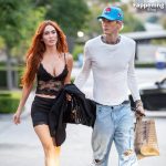 Megan Fox Bursts Out of Her Lingerie Top During a Movie Date in Calabasas (16 Photos)